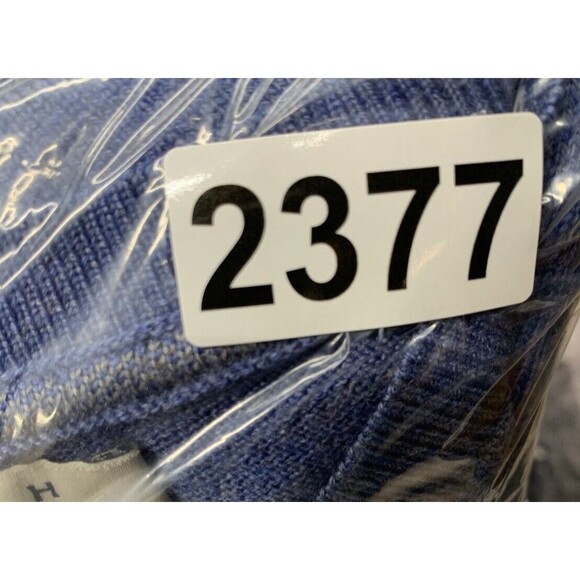 Joseph Abboud Sweater Mens Size XL Blue Merino Wool Blend V- Neck Pullover - Picture 14 of 14